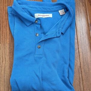 Tommy Bahama Blue Striped Men's Shirt